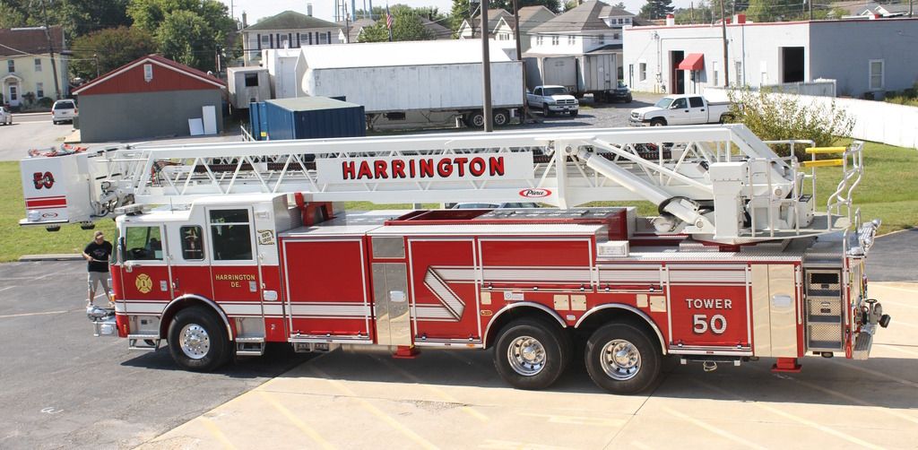 Ladder 50 Harrington DE Fire trucks, Fire rescue, Fire engine
